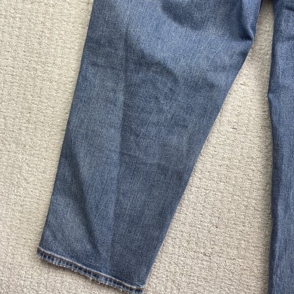 Abercrombie Fitch The Ankle Straight Ultra High Rise Blue Jeans Women’s 34/18S - Picture 10 of 11